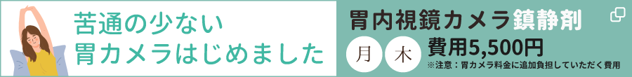 苦通の少ない胃カメラはじめました